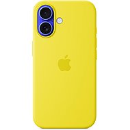 Apple Silicone Cover with MagSafe for iPhone 16 caramel yellow - Phone Cover