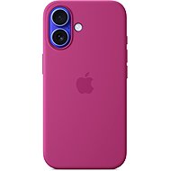 Apple Silicone Cover with MagSafe for iPhone 16 fuchsia - Phone Cover