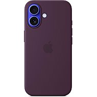 Apple Silicone cover with MagSafe for iPhone 16 plum - Phone Cover