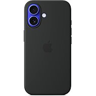 Apple iPhone 16 Silikon Case mit MagSafe – Schwarz - Handyhülle
