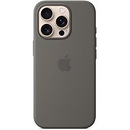 Apple Silicone Cover with MagSafe on iPhone 16 Pro rock grey - Phone Cover
