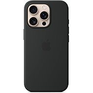 Apple Silicone Cover with MagSafe on iPhone 16 Pro black - Phone Cover
