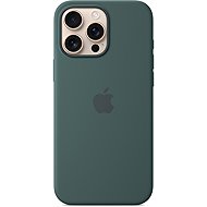 Apple Silicone Cover with MagSafe on iPhone 16 Pro Max lake green - Phone Cover