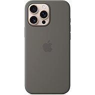 Apple Silicone Cover with MagSafe on iPhone 16 Pro Max rock grey - Phone Cover
