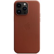 Apple iPhone 14 Pro Max Leather Cover with MagSafe Brick Brown - Phone Cover