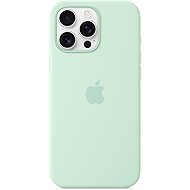 Apple Silicone Cover with MagSafe for iPhone 16 Pro Max aquamarine - Phone Cover