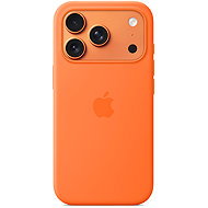 Apple Silicone Cover with MagSafe on iPhone 17 Pro orange - Phone Cover