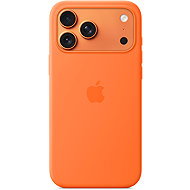 Apple Silicone Cover with MagSafe on iPhone 17 Pro Max orange - Phone Cover