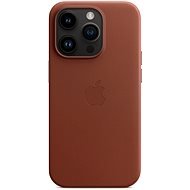 Apple MagSafe-rögzítésű iPhone 14 Pro-bőrtok – umbra - Telefon tok