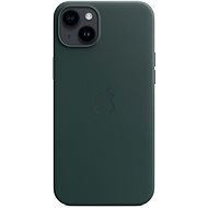 Apple MagSafe-rögzítésű iPhone 14 Plus-bőrtok – erdőzöld - Telefon tok