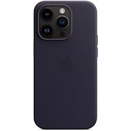 Apple iPhone 14 Pro Kožený kryt s MagSafe atramentovo fialový - Kryt na mobil