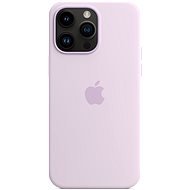 Apple MagSafe-rögzítésű iPhone 14 Pro Max-szilikontok – orgonalila - Telefon tok