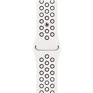 Apple Watch 41 mm snehobielo-čierny športový remienok Nike - Remienok na hodinky
