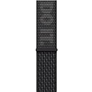 Apple Watch 45 mm schwarz-weißes Nike Sportarmband - Armband