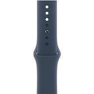 Apple Watch 45 mm búrkovo modrý športový remienok – S/M - Remienok na hodinky