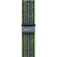 Apple Watch 41mm Nike Sport Loop Bright Green/Blau - Armband