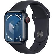 Apple Watch Series 9 41mm Cellular Aluminiumgehäuse Mitternacht mit Sportarmband Mitternacht  - S/M - Smartwatch