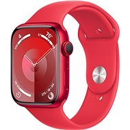 Apple Watch Series 9 45mm Aluminiumgehäuse PRODUCT(RED) mit Sportarmband PRODUCT(RED) - S/M - Smartwatch