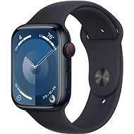 Apple Watch Series 9 45mm Cellular Midnight Aluminum Case with Midnight Sport Band - S/M - Smart Watch