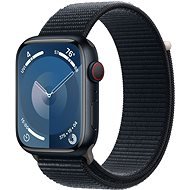 Apple Watch Series 9 45mm Cellular - éjfekete alumínium tok, éjfekete sport szíj - Okosóra