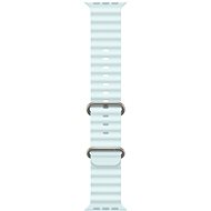 Apple Watch 49mm Ice Blue Ocean Band - Natural Titanium Finish - Watch Strap