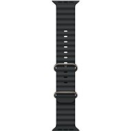 Apple Watch 49mm Black Ocean Band - Natural Titanium Finish - Watch Strap