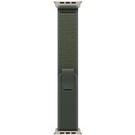 Apple Watch 49mm Green Trail Loop – S/M - Natural Titanium Finish - Watch Strap