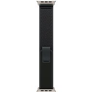 Apple Watch 49mm Black Trail Loop - S/M - Natural Titanium Finish - Watch Strap