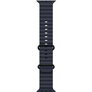 Apple Watch 49 mm námornícky modrý Oceánsky remienok – vyhotovenie z čierneho titánu - Remienok na hodinky
