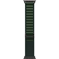 Apple Watch 49mm Dark Green Alpine Loop - Medium - Black Titanium Finish - Watch Strap