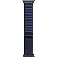 Apple Watch 49mm Navy Alpine Loop - Medium - Black Titanium Finish - Watch Strap
