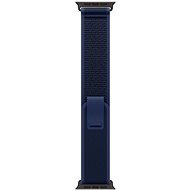 Apple Watch 49mm Blue Trail Loop - S/M - Natural Titanium Finish - Watch Strap
