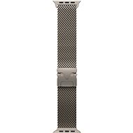 Apple Watch 49mm Natural Titanium Milanese Loop - Small - Watch Strap