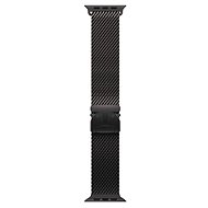 Apple Watch 49mm Black Titanium Milanese Loop - Medium - Watch Strap