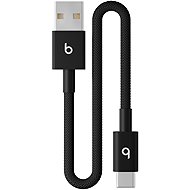 Apple Beats USB-A to USB-C Woven Short Cable (20cm) - Bolt Black - Data Cable