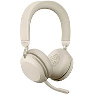 Jabra Evolve2 75 MS Stereo USB-C Beige - Kabellose Kopfhörer