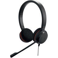 Jabra Evolve 20 SE, Stereo UC, USB C/A, Leather - Headphones