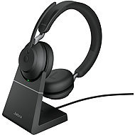 Jabra Evolve2 65, Link380/390a UC Stereo Std Black - Wireless Headphones