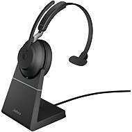 Jabra Evolve2 65, Link380/390a UC Mono Stand Black - Wireless Headphones