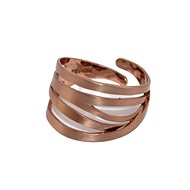 Pilgrim - Adjustable Ring / Rings Rose Gold. Colour: Gold, Size: OS - Ring