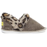 Oldcom Dětské Papuče KARAMEL Hnědé Barva: Hnědá, Velikost: 32/33 - Slippers