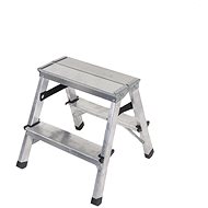 J. A. D. TOOLS Double-sided aluminium steps, 2 rungs - Stepladder
