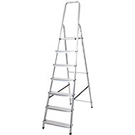 J. A. D. TOOLS Single-sided aluminium handrail, 7 rungs - Stepladder
