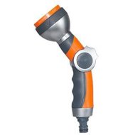 J. A. D. TOOLS Watering Gun MacHOOK metal, 7 functions - Garden Hose Nozzle
