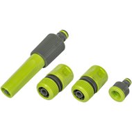 BRADAS 4-piece set for 1/2 hose Lime LE-5500-12 - Garden Hose Nozzle