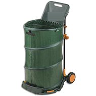 J. A. D. TOOLS Garden leaf bin, with chassis and frame, 160 l - Garden Bin