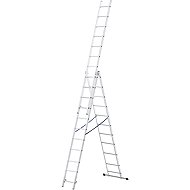 J.A.D. TOOLS Žebřík Al 3 × 11 Home trojdílný 11 příček - Ladder