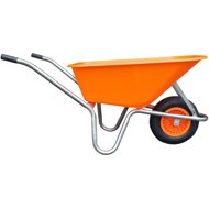 J. A. D. TOOLS Livex Garden Wheelbarrow 100 l, orange - Garden Wheelbarrow