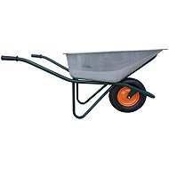 J. A. D. TOOLS wheelbarrow economic 100 l, galvanized, inflatable wheel - Garden Wheelbarrow