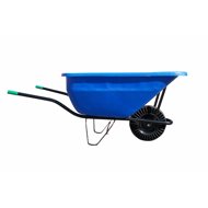 J. A. D. TOOLS wheelbarrow economic 180 l, inflatable wheel, blue - Garden Wheelbarrow